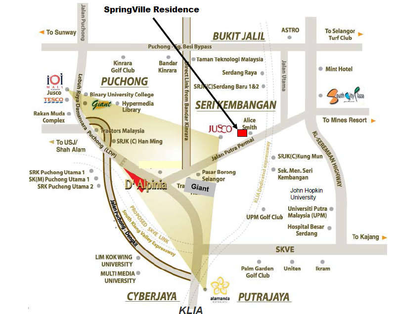 SpringVille Residence at Bandar Putra Permai,Taman Equine 