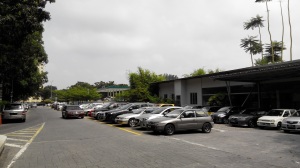 Car parked along road