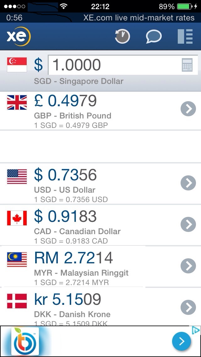 1 ringgit to singapore dollar