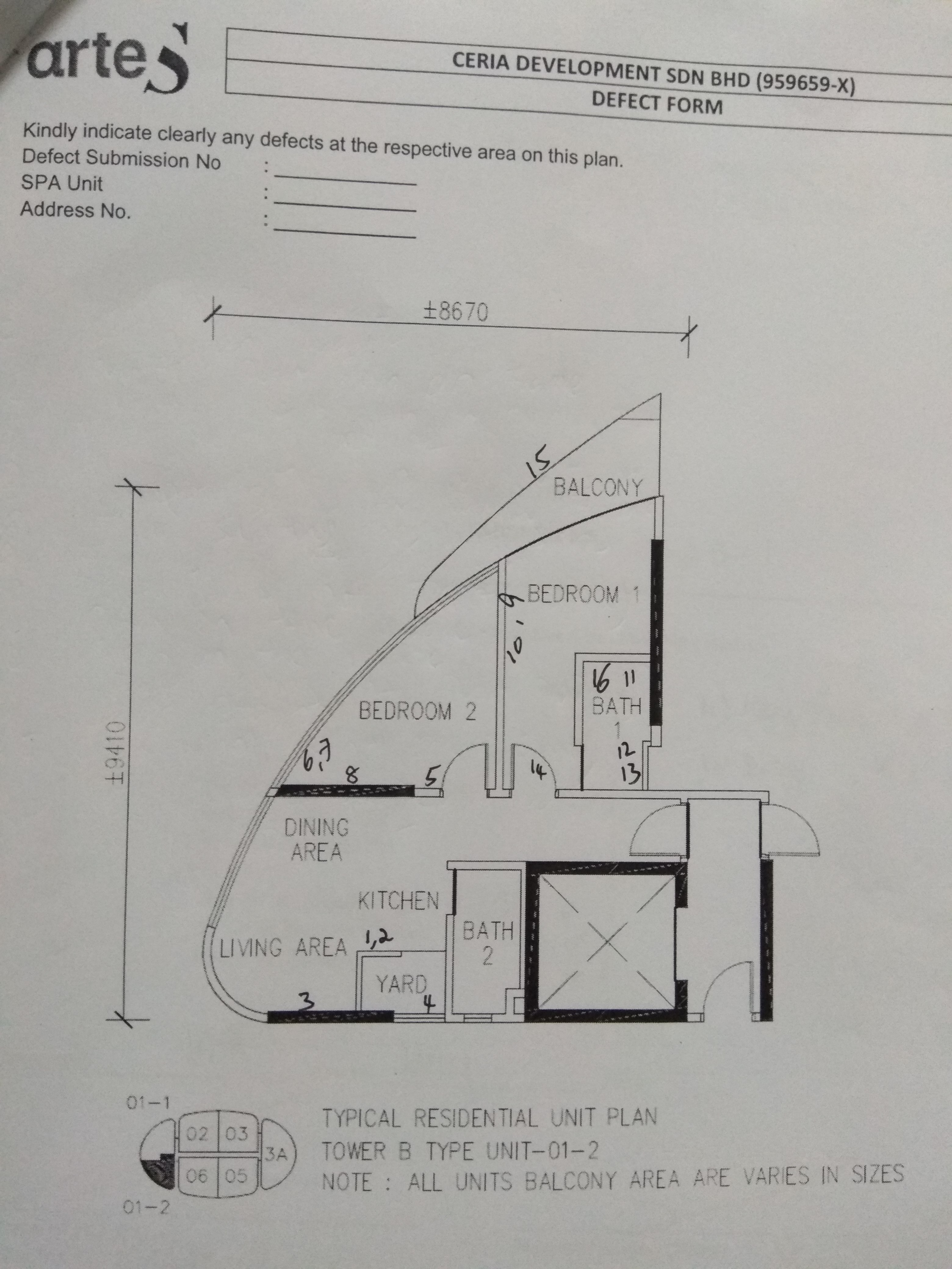 Defect Checking for Arte S, Penang Property Malaysia